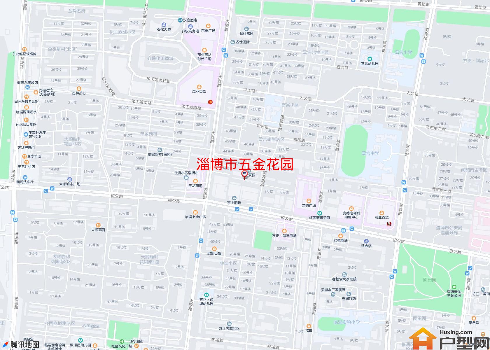 五金花园小区 - 户型网
