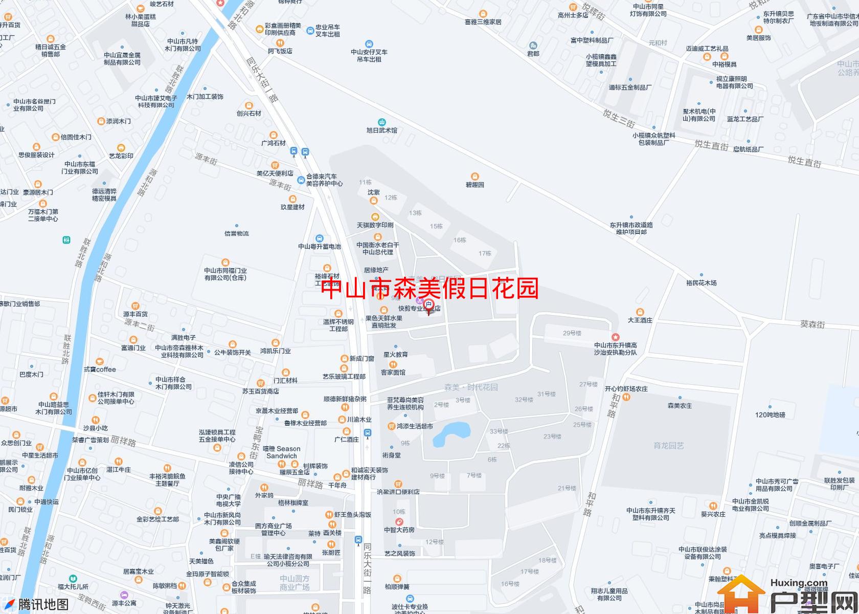 森美假日花园小区 - 户型网
