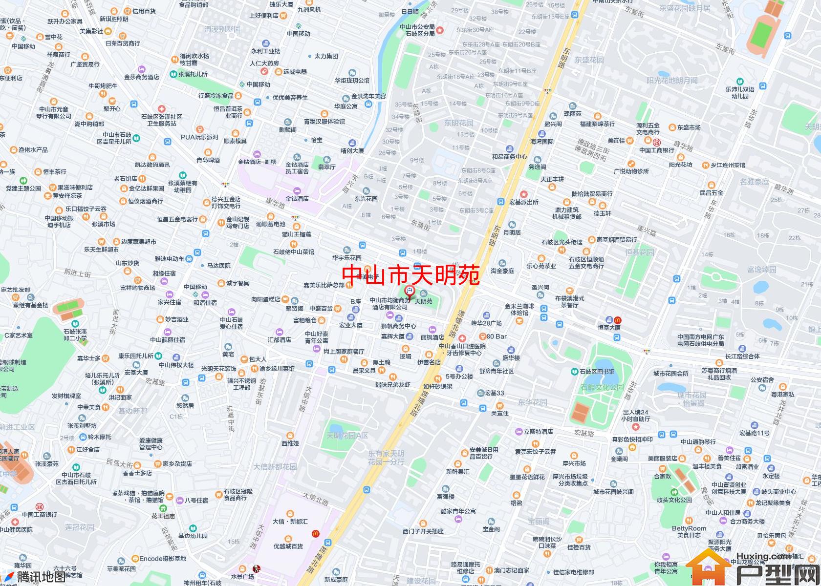 天明苑小区 - 户型网