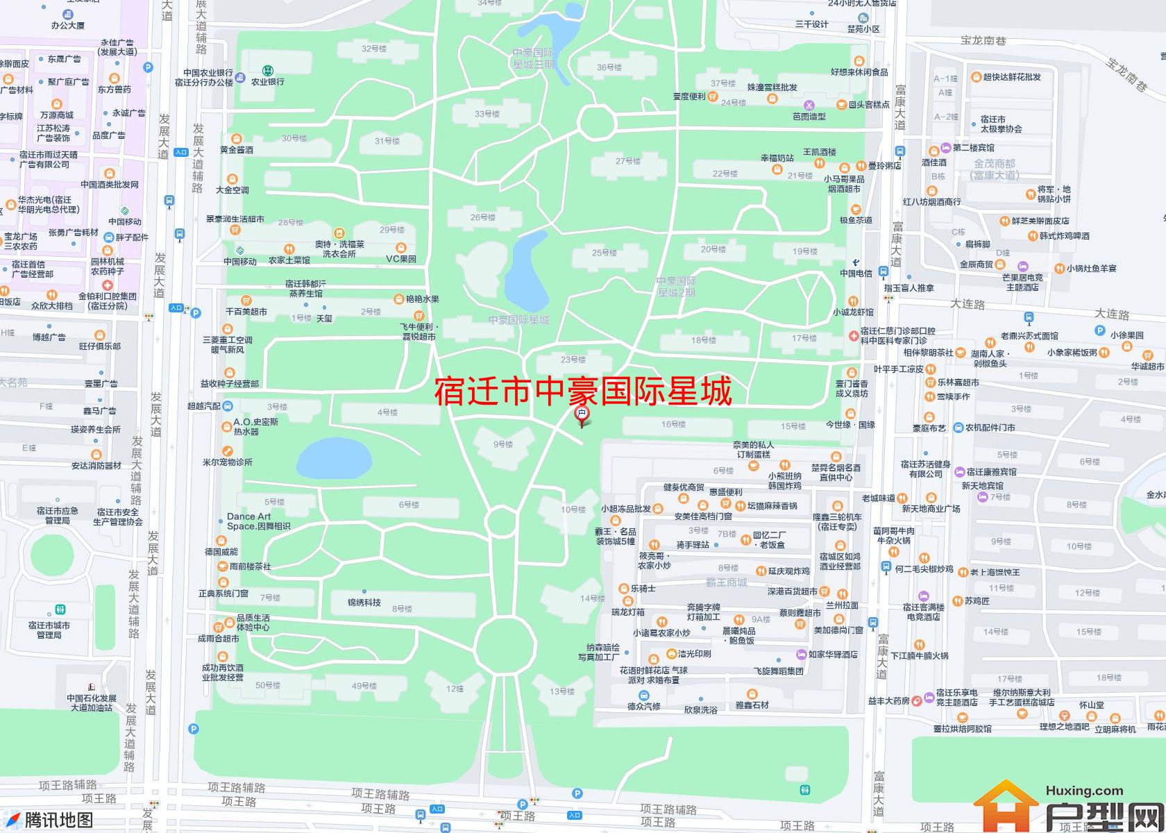 中豪国际星城小区 - 户型网