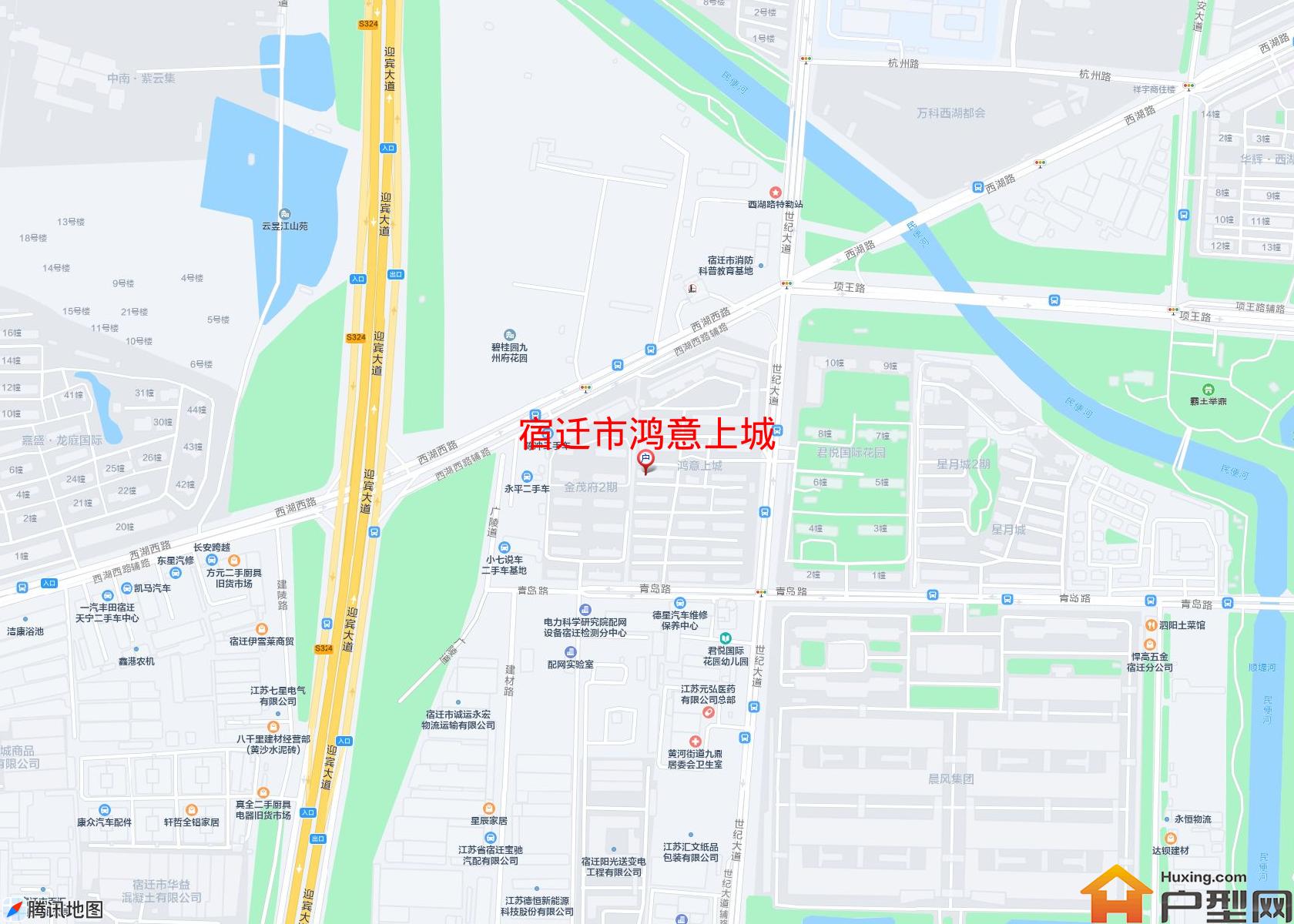 鸿意上城小区 - 户型网