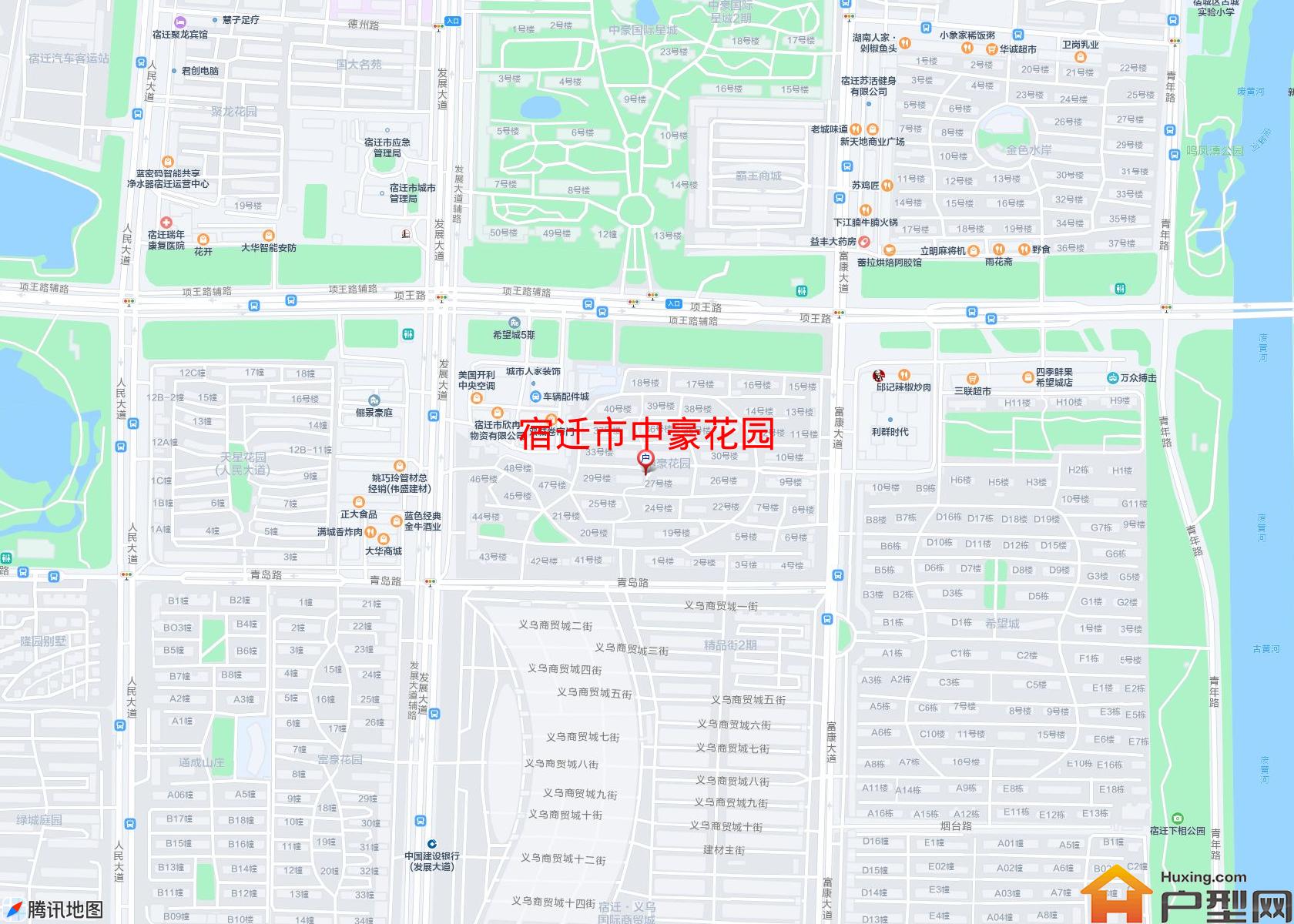 中豪花园小区 - 户型网