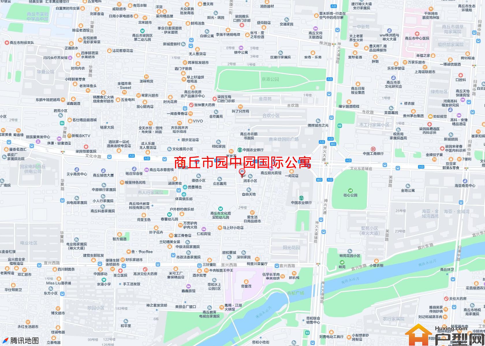 园中园国际公寓小区 - 户型网