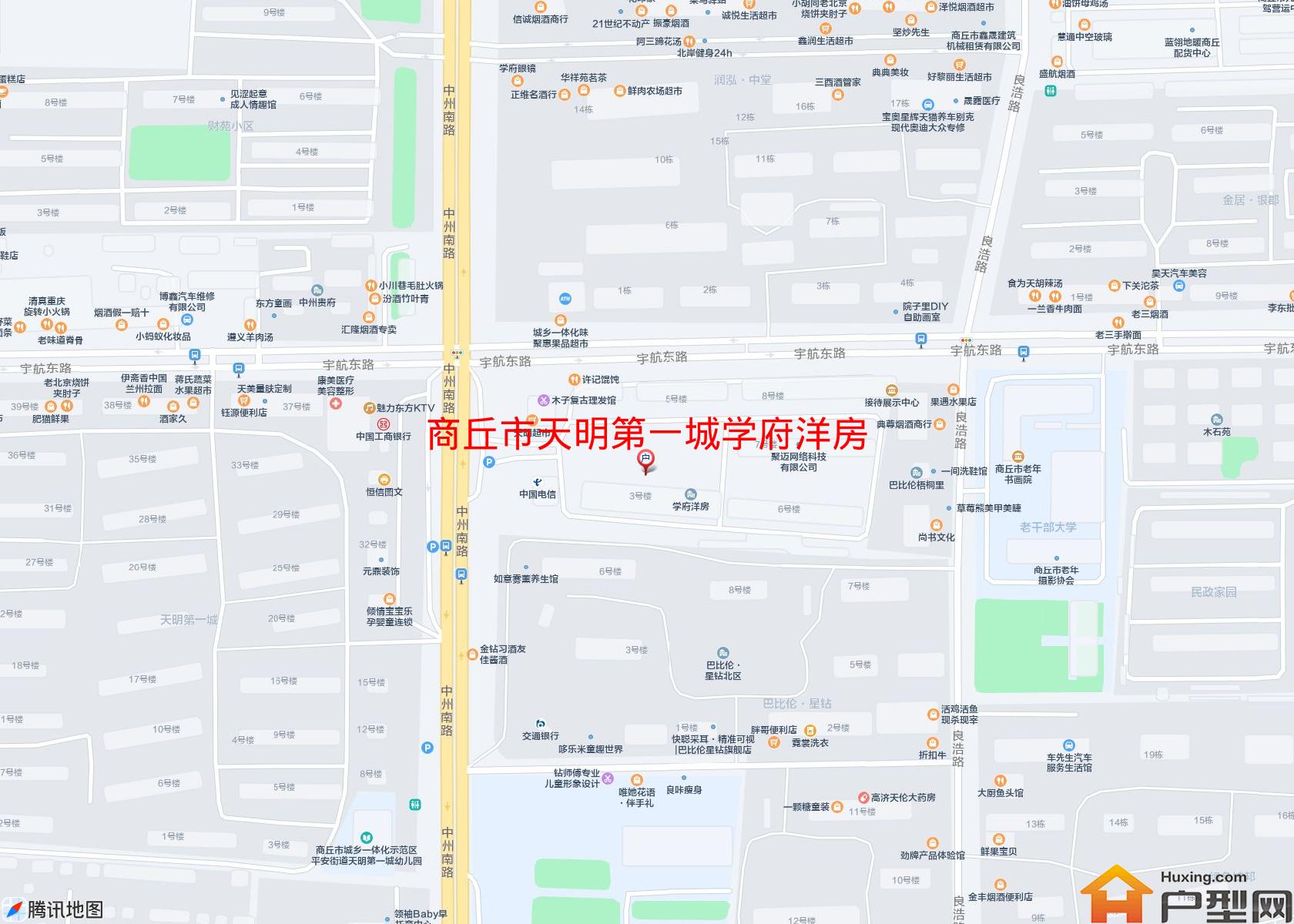 天明第一城学府洋房小区 - 户型网
