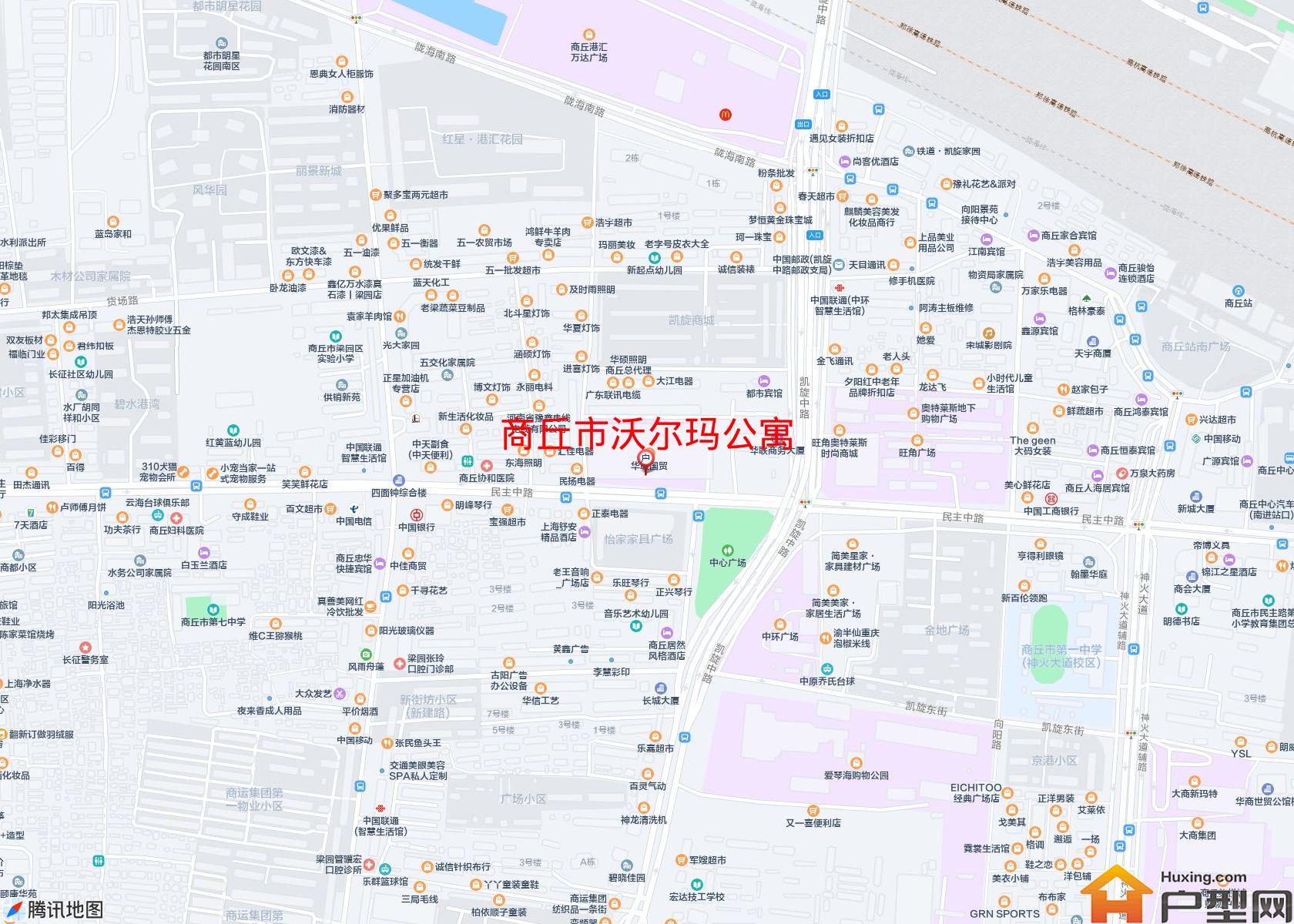 沃尔玛公寓小区 - 户型网