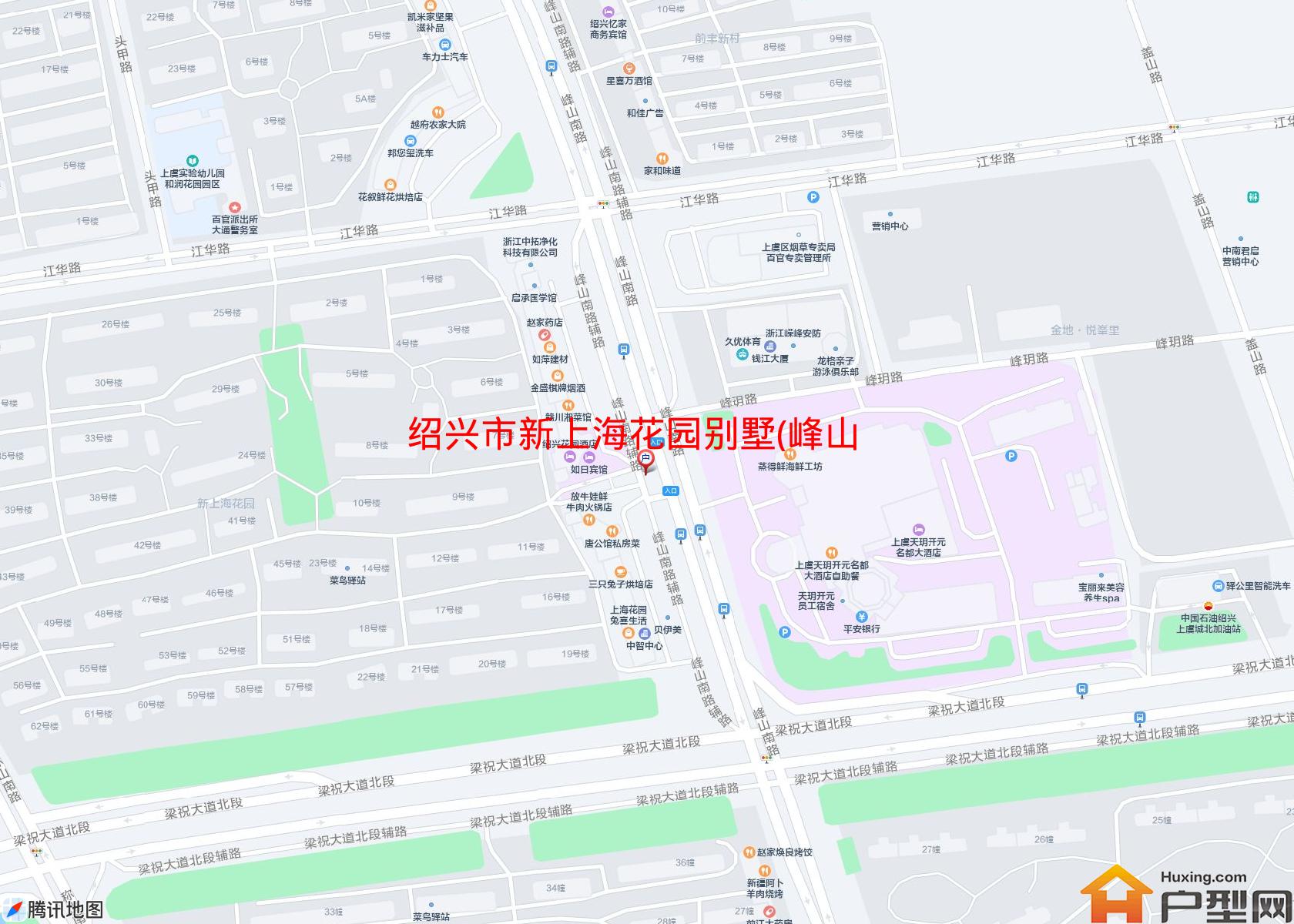 新上海花园别墅(峰山南路525号)小区 - 户型网