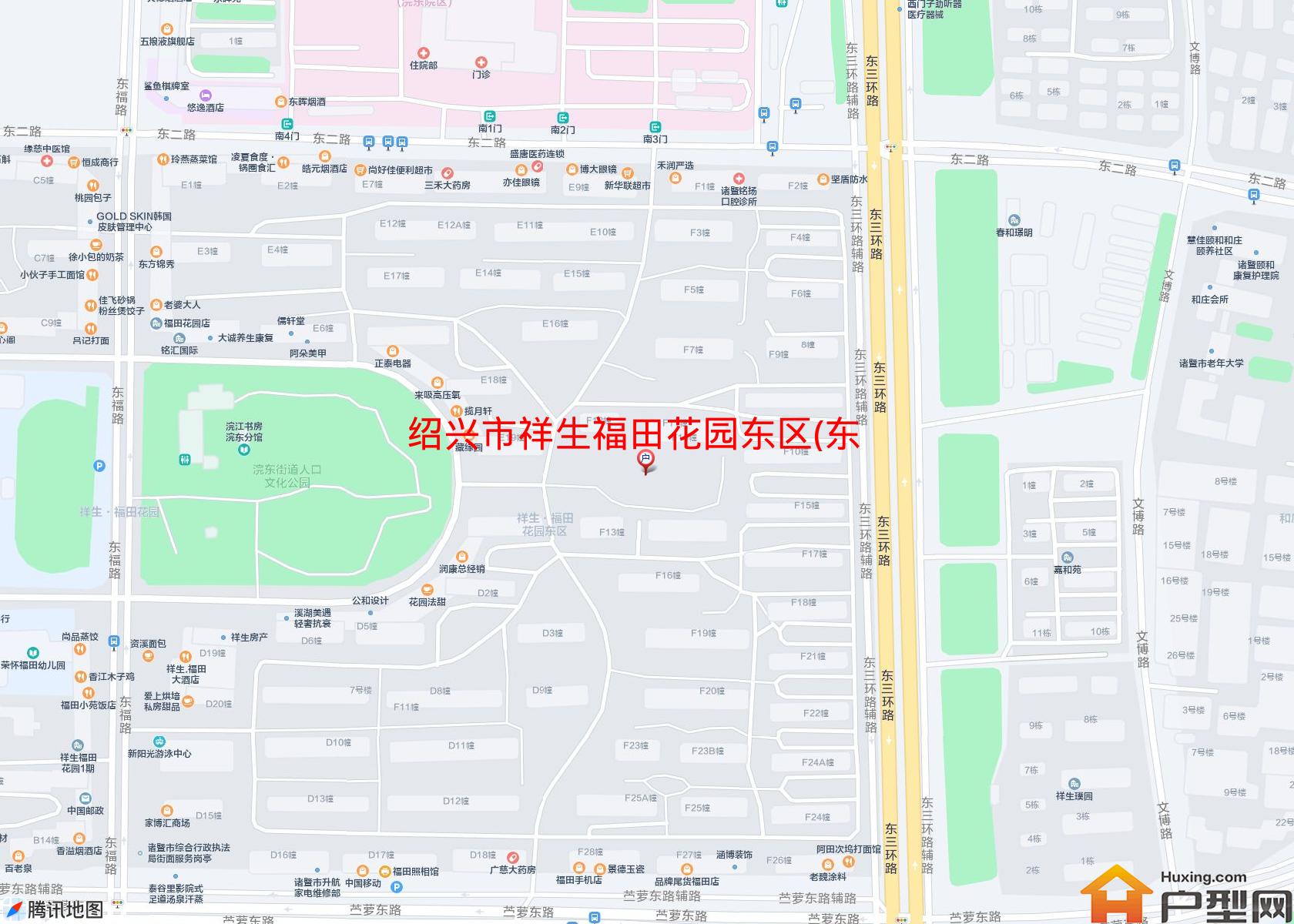 祥生福田花园东区(东二路942号)小区 - 户型网