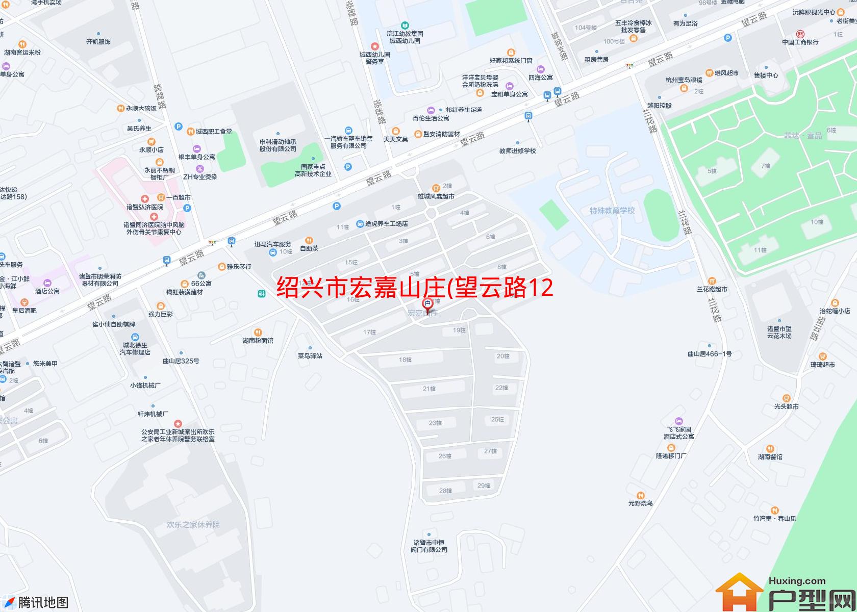宏嘉山庄(望云路123号)小区 - 户型网