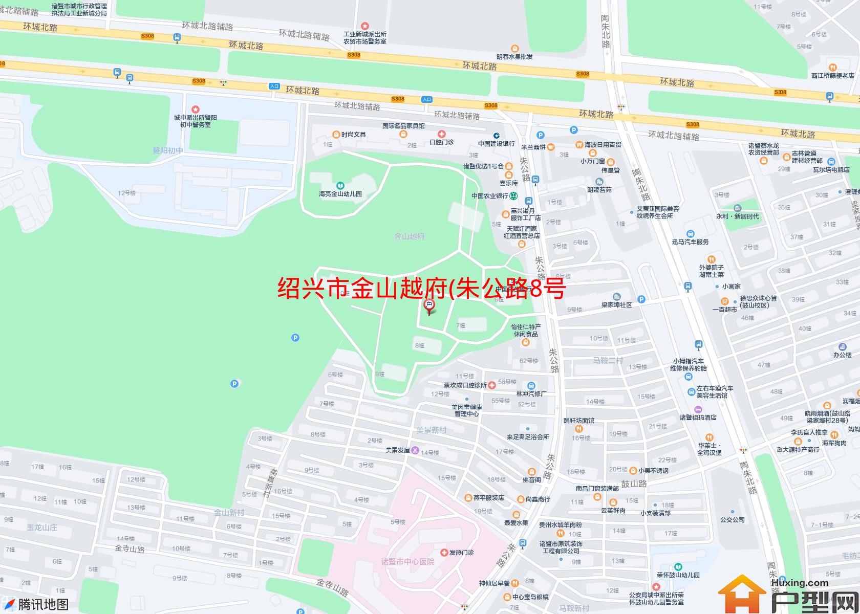 金山越府(朱公路8号)小区 - 户型网