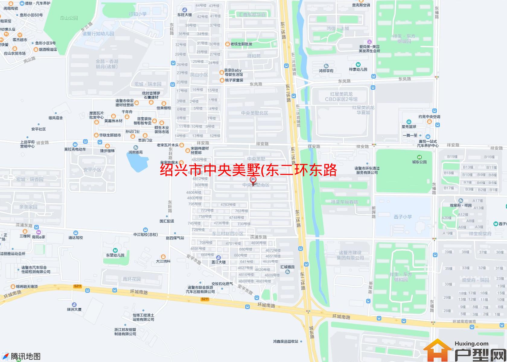 中央美墅(东二环东路)小区 - 户型网