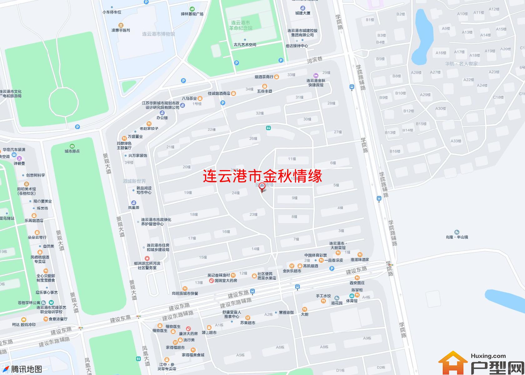 金秋情缘小区 - 户型网