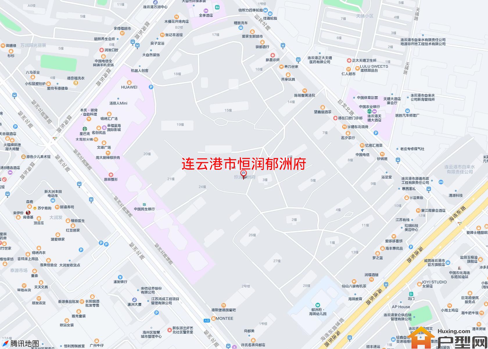 恒润郁洲府小区 - 户型网
