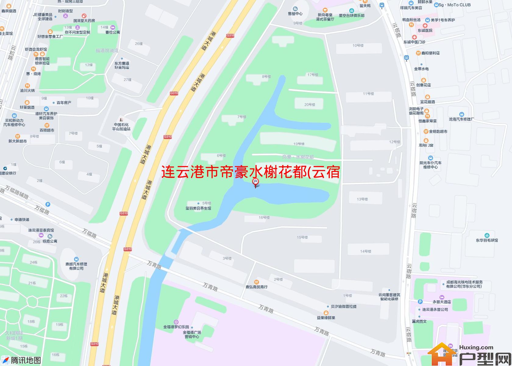 帝豪水榭花都(云宿路2号)小区 - 户型网