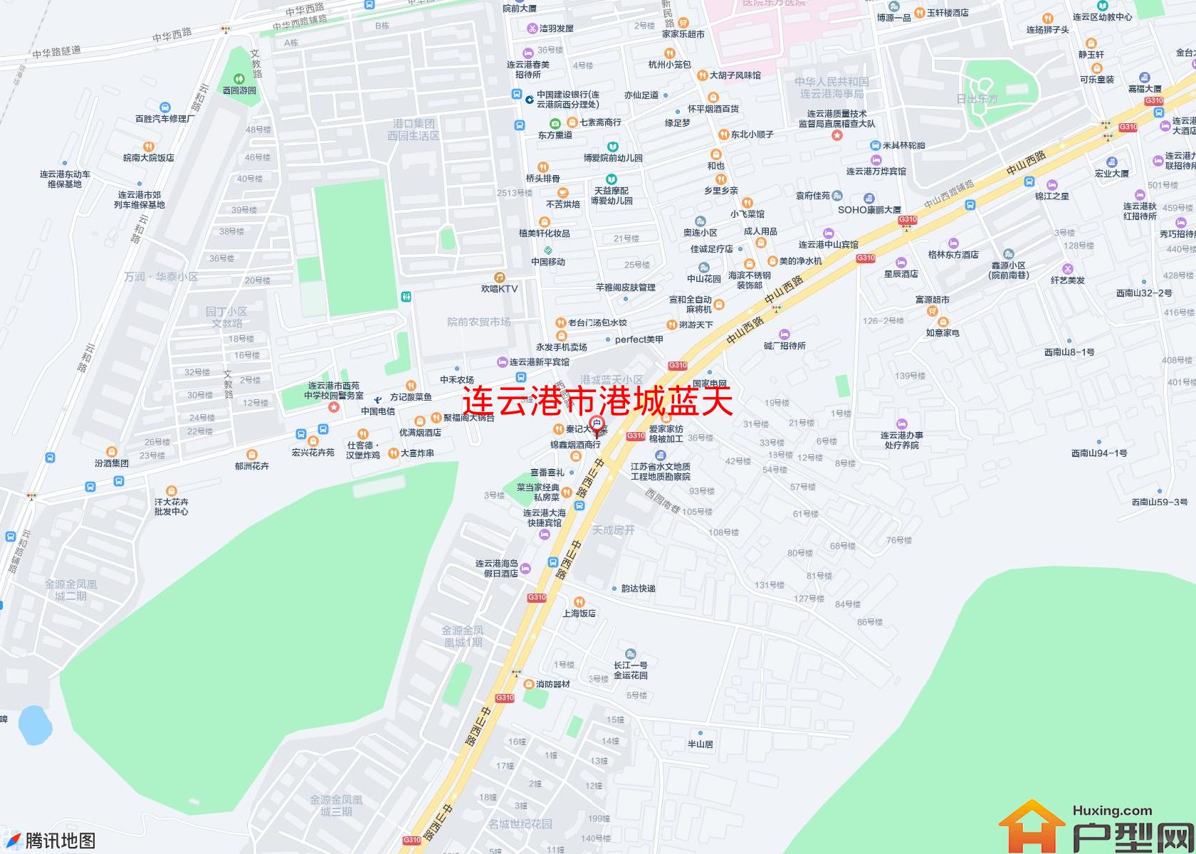 港城蓝天小区 - 户型网