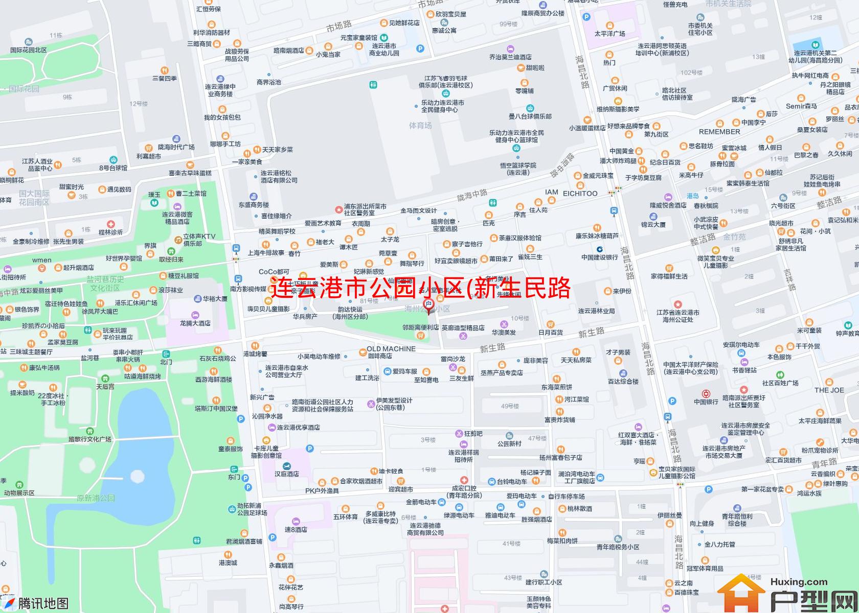 公园小区(新生民路8号)小区 - 户型网