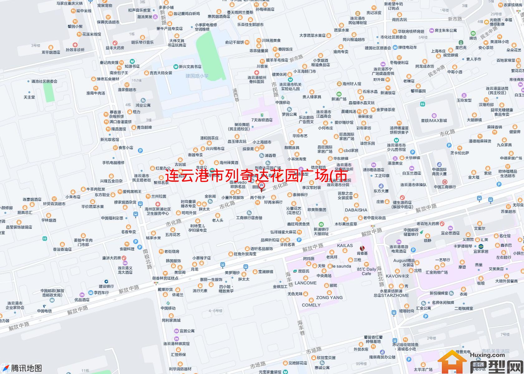 列奇达花园广场(市化路)小区 - 户型网