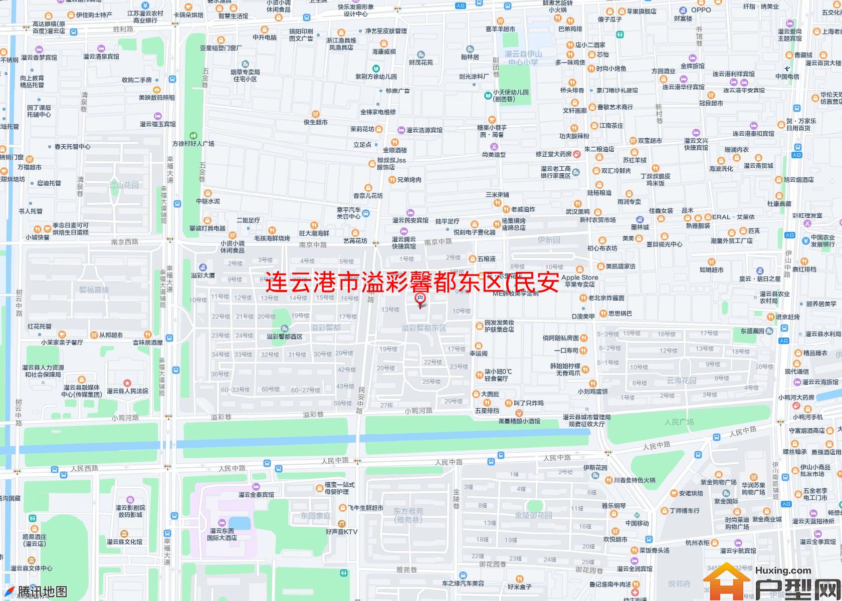 溢彩馨都东区(民安中路)小区 - 户型网