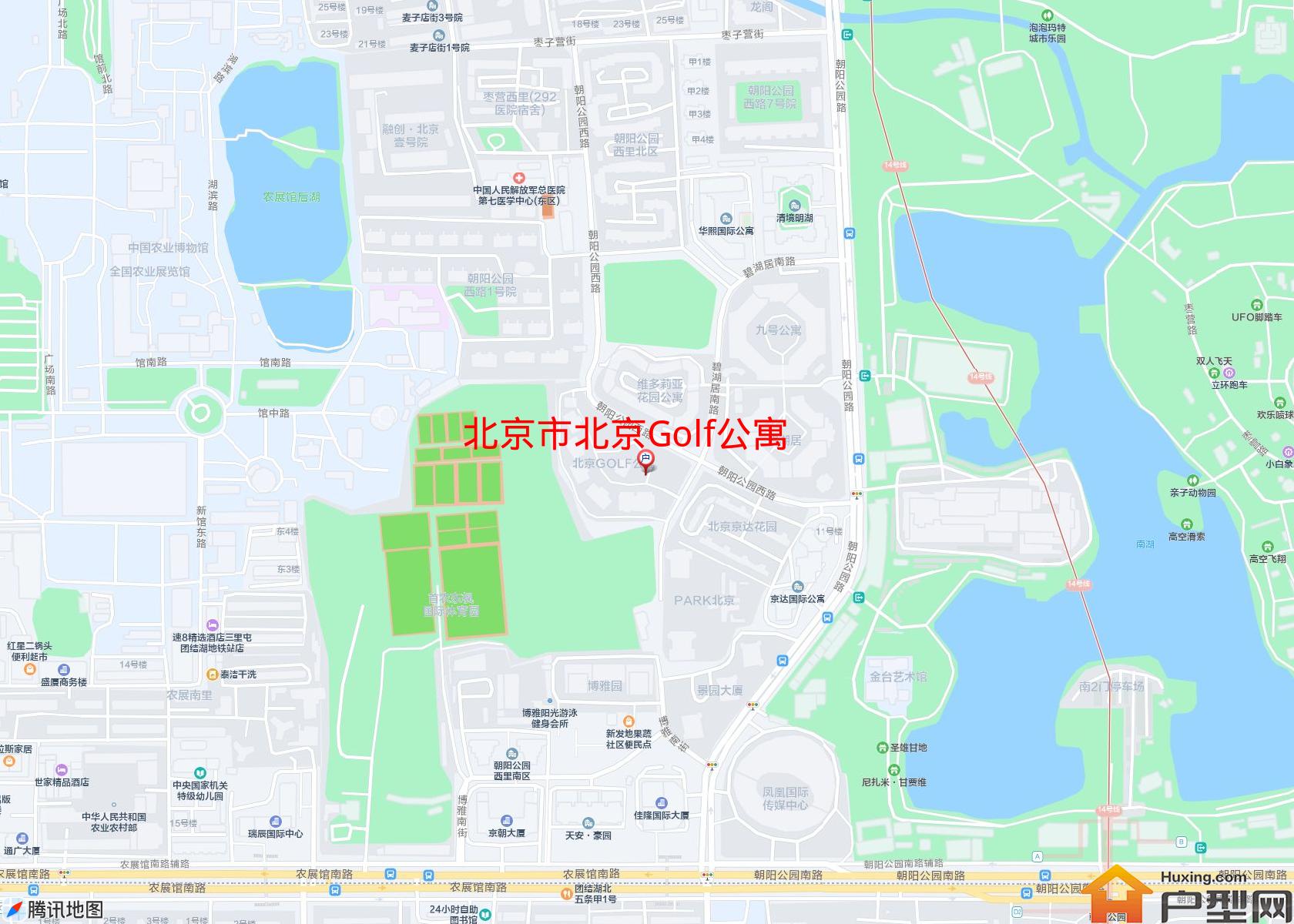 北京Golf公寓小区 - 户型网