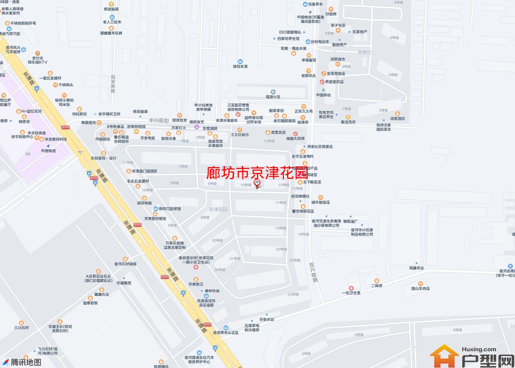 京津花园小区 - 户型网