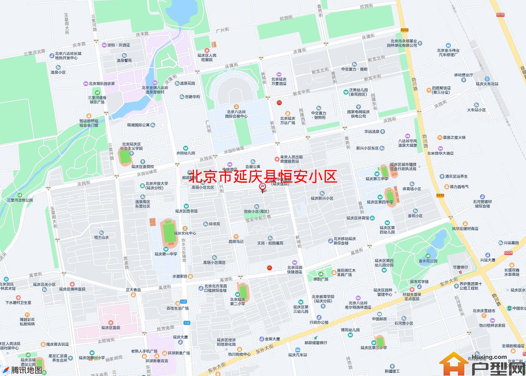 延庆县恒安小区小区 - 户型网