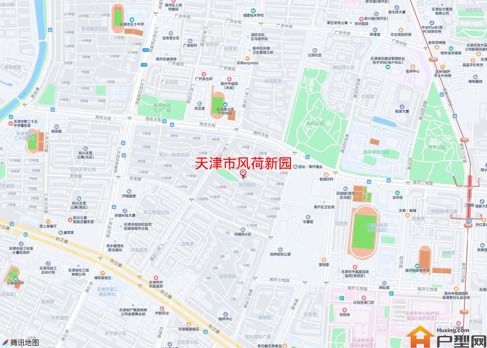 风荷新园小区 - 户型网