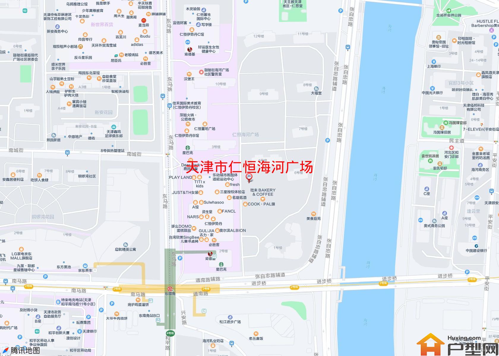 仁恒海河广场小区 - 户型网