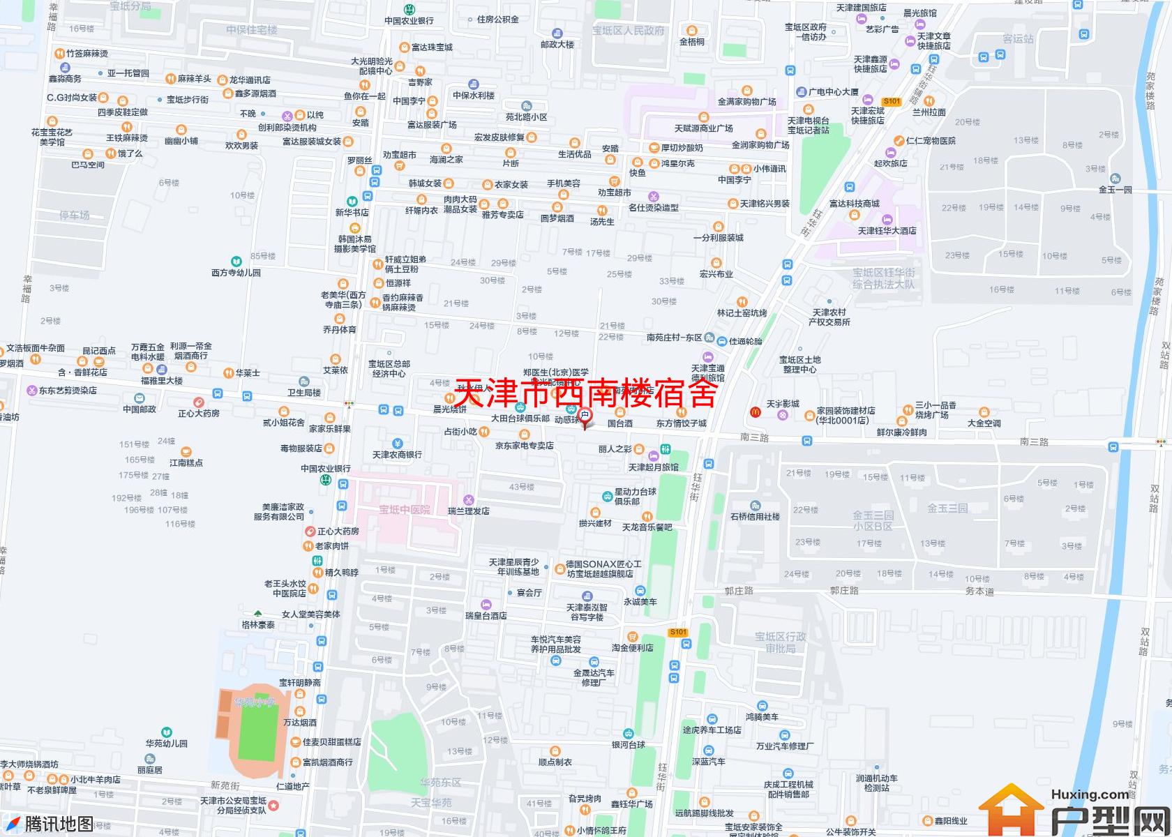 西南楼宿舍小区 - 户型网