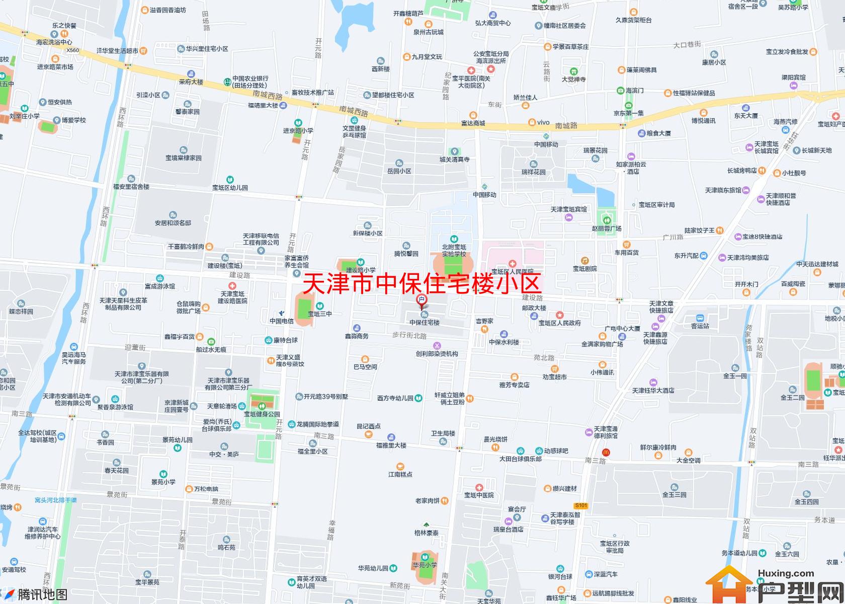 中保住宅楼小区小区 - 户型网