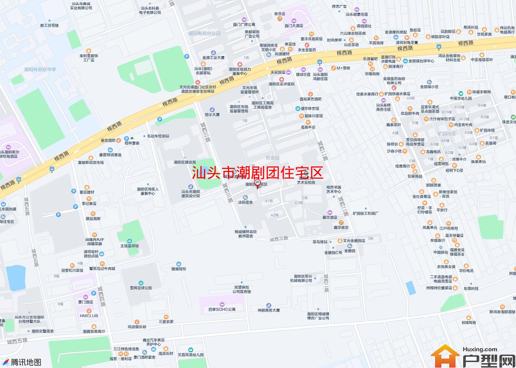 潮剧团住宅区小区 - 户型网