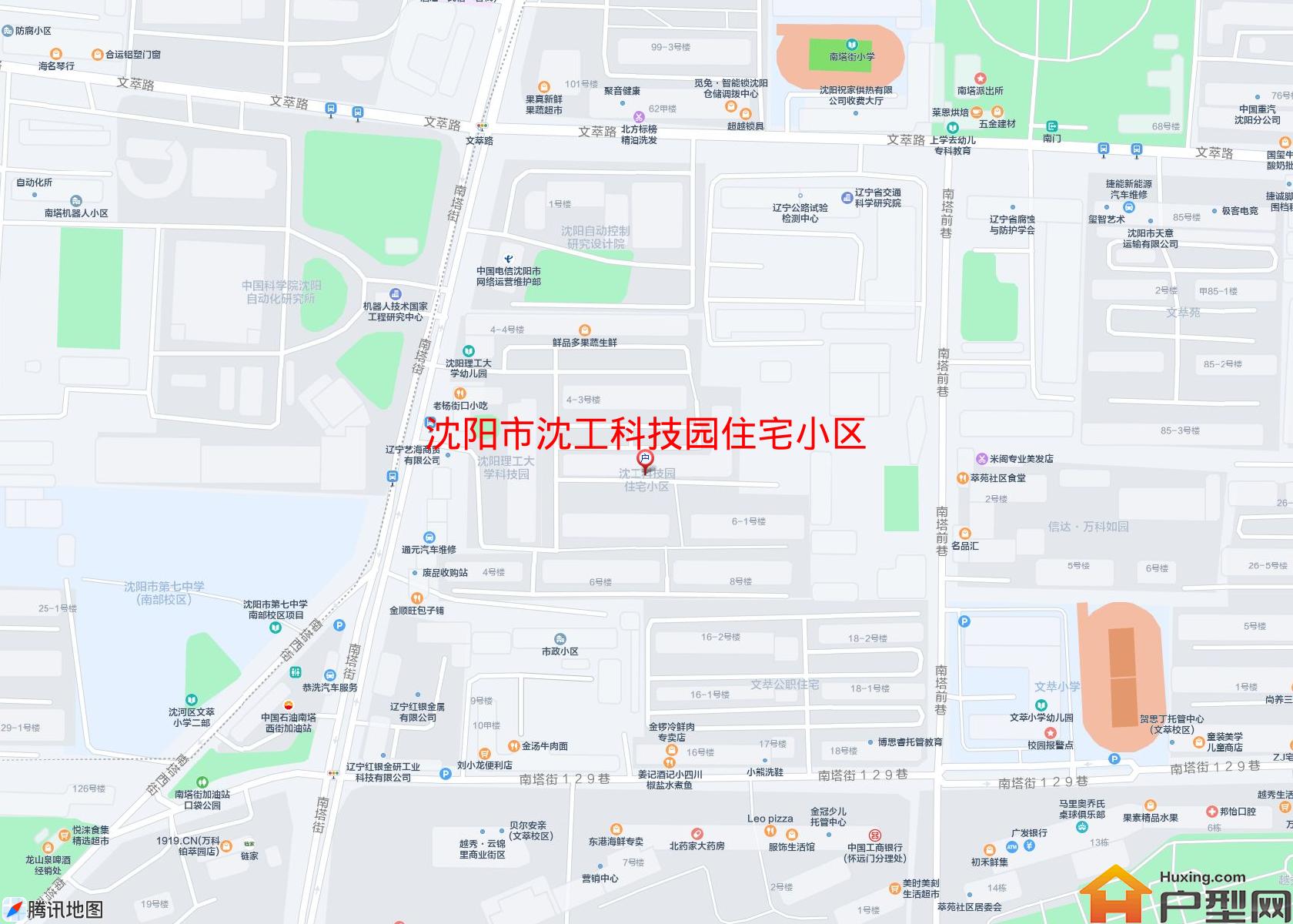 沈工科技园住宅小区小区 - 户型网