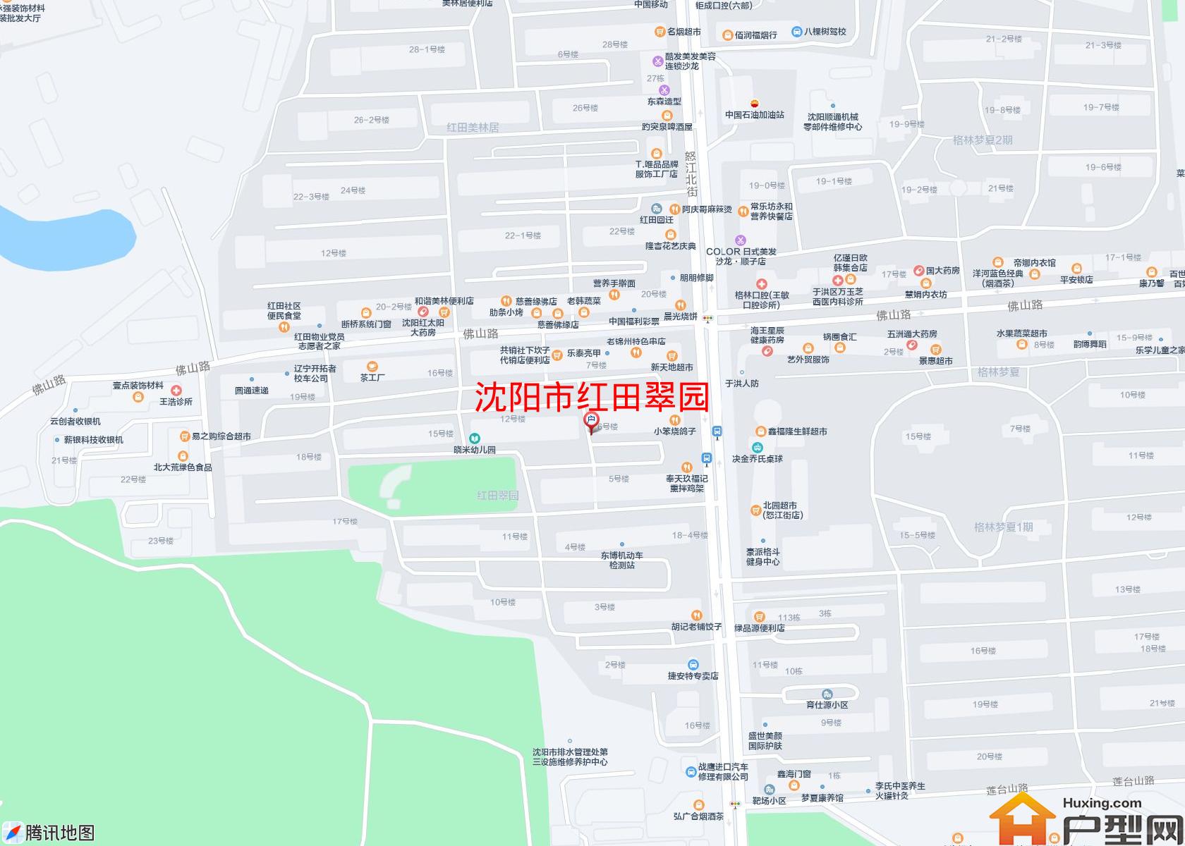 红田翠园小区 - 户型网