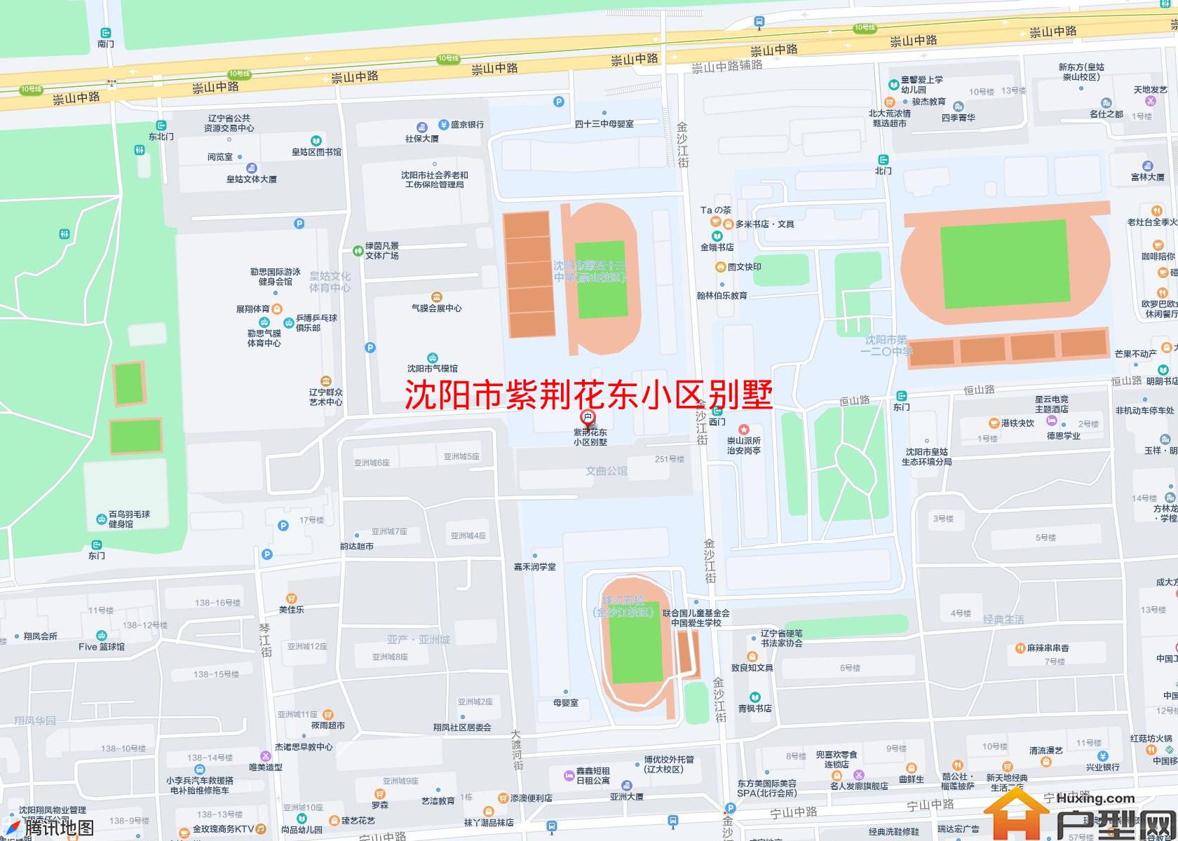 紫荆花东小区别墅小区 - 户型网