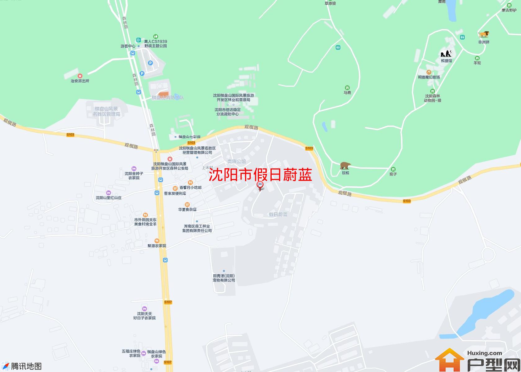 假日蔚蓝小区 - 户型网