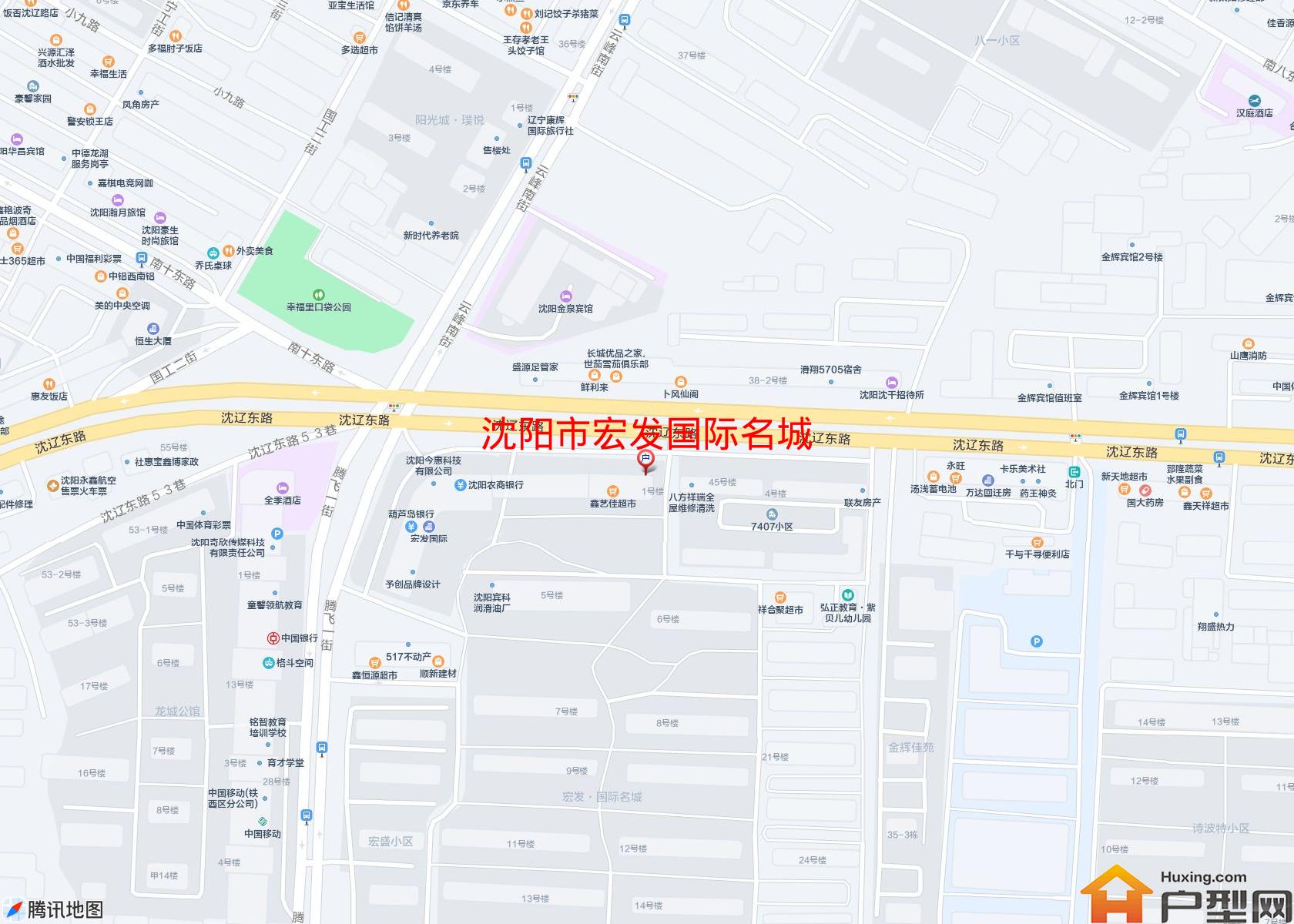 宏发国际名城小区 - 户型网