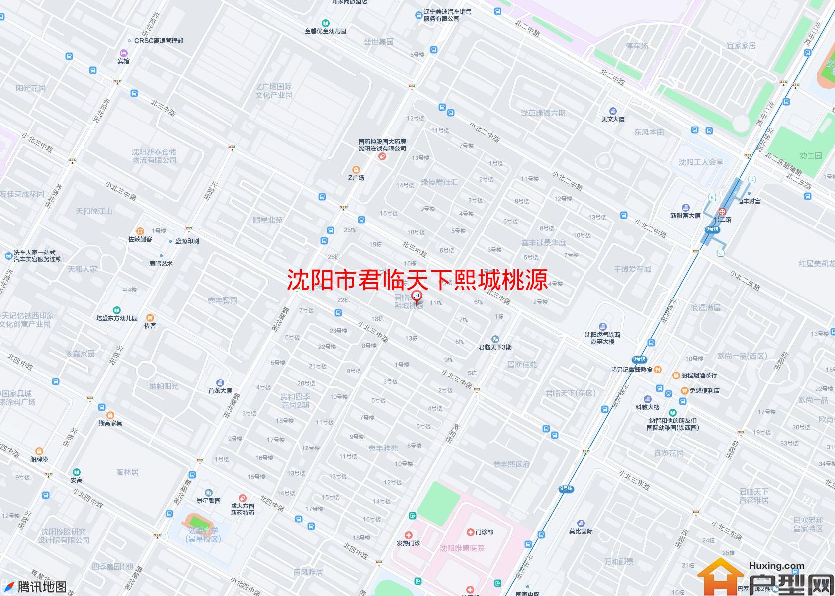 君临天下熙城桃源小区 - 户型网
