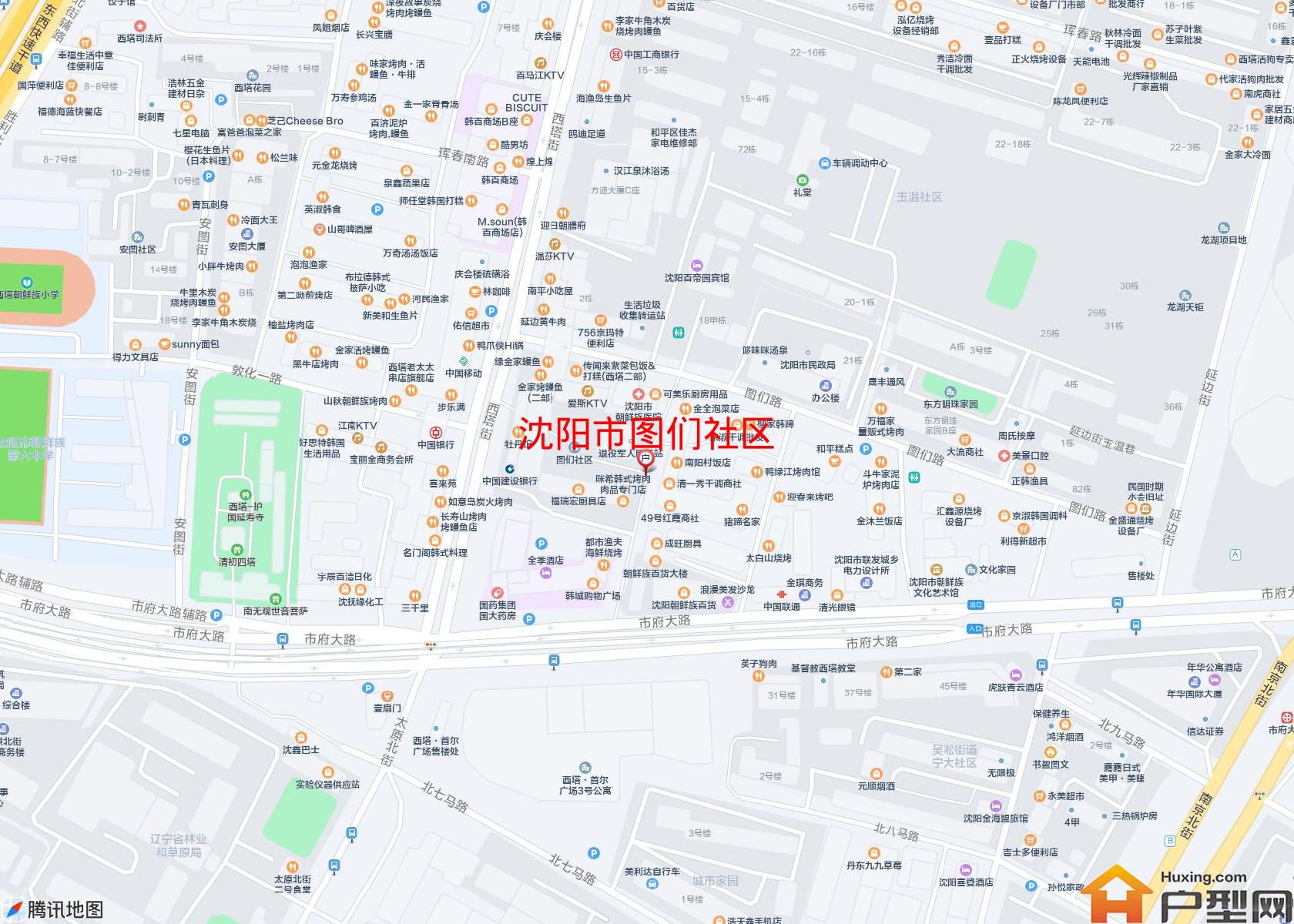 图们社区小区 - 户型网