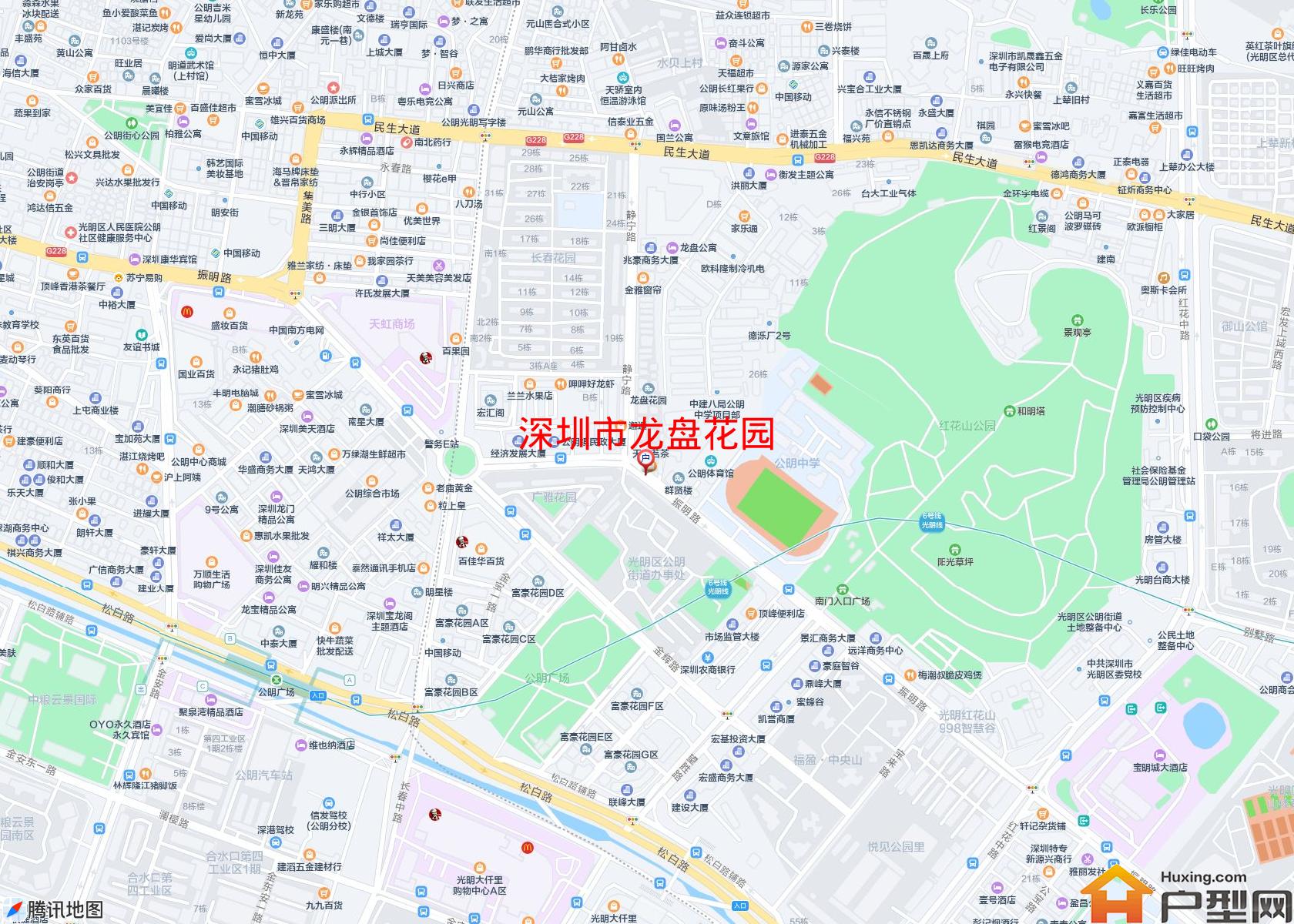 龙盘花园小区 - 户型网