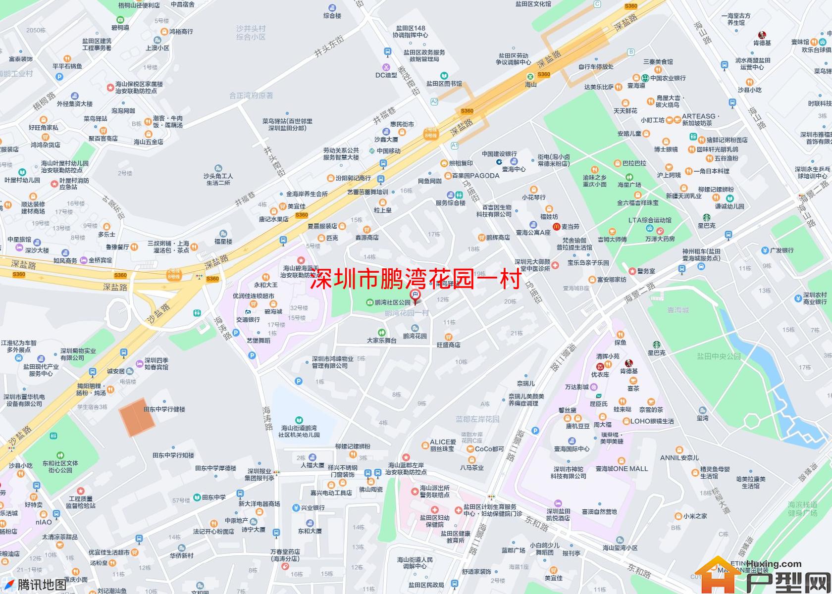 鹏湾花园一村小区 - 户型网