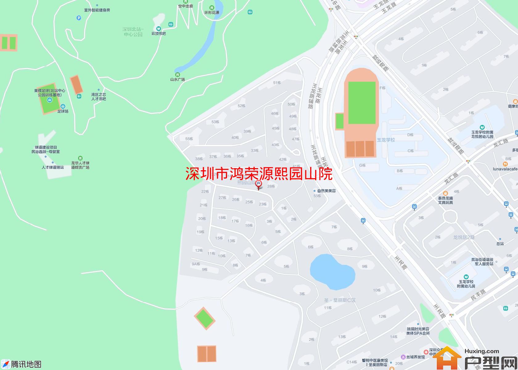 鸿荣源熙园山院小区 - 户型网