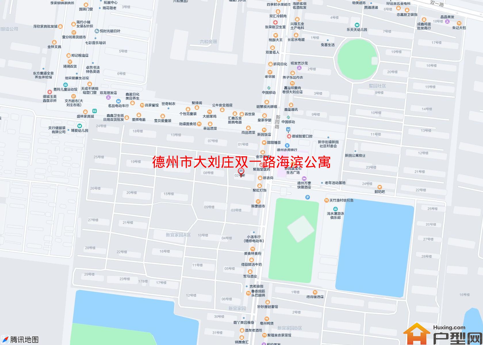 大刘庄双一路海滨公寓小区 - 户型网