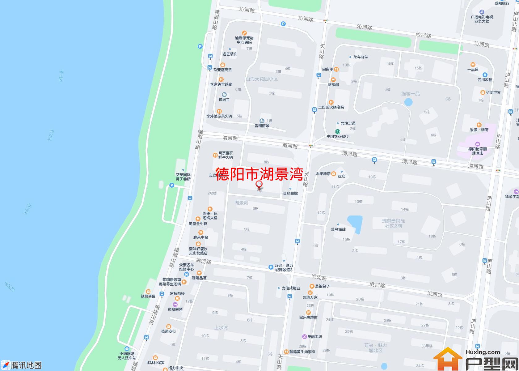 湖景湾小区 - 户型网