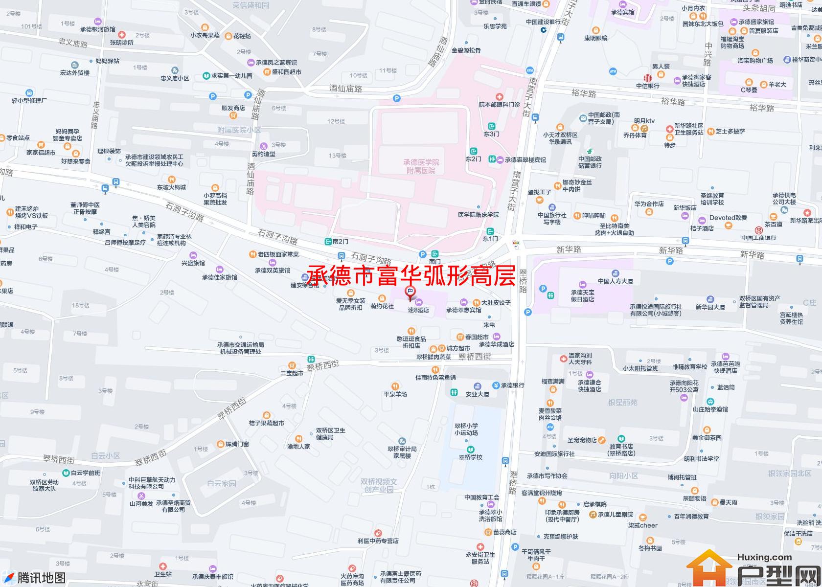 富华弧形高层小区 - 户型网