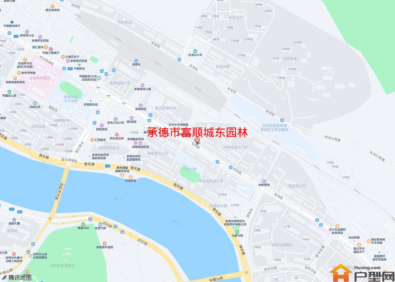 富顺城东园林小区 - 户型网