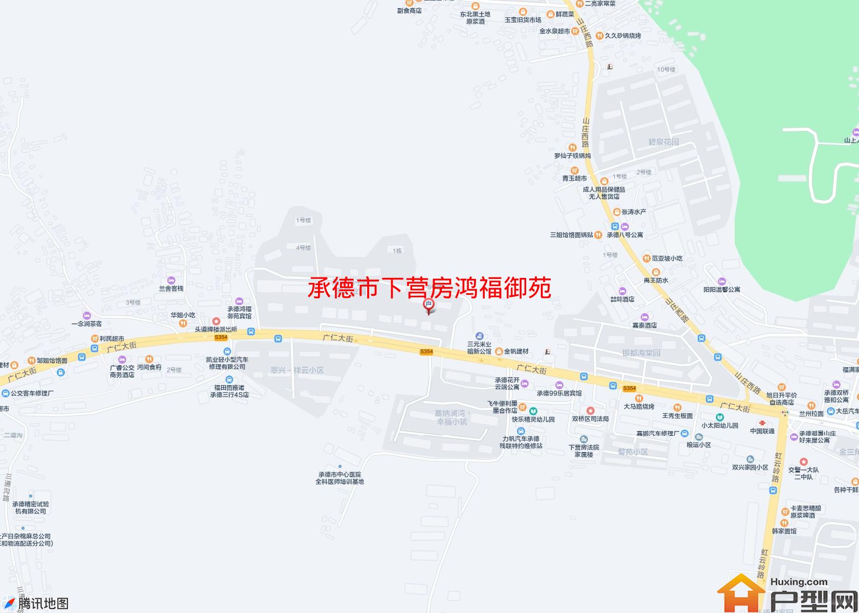 下营房鸿福御苑小区 - 户型网
