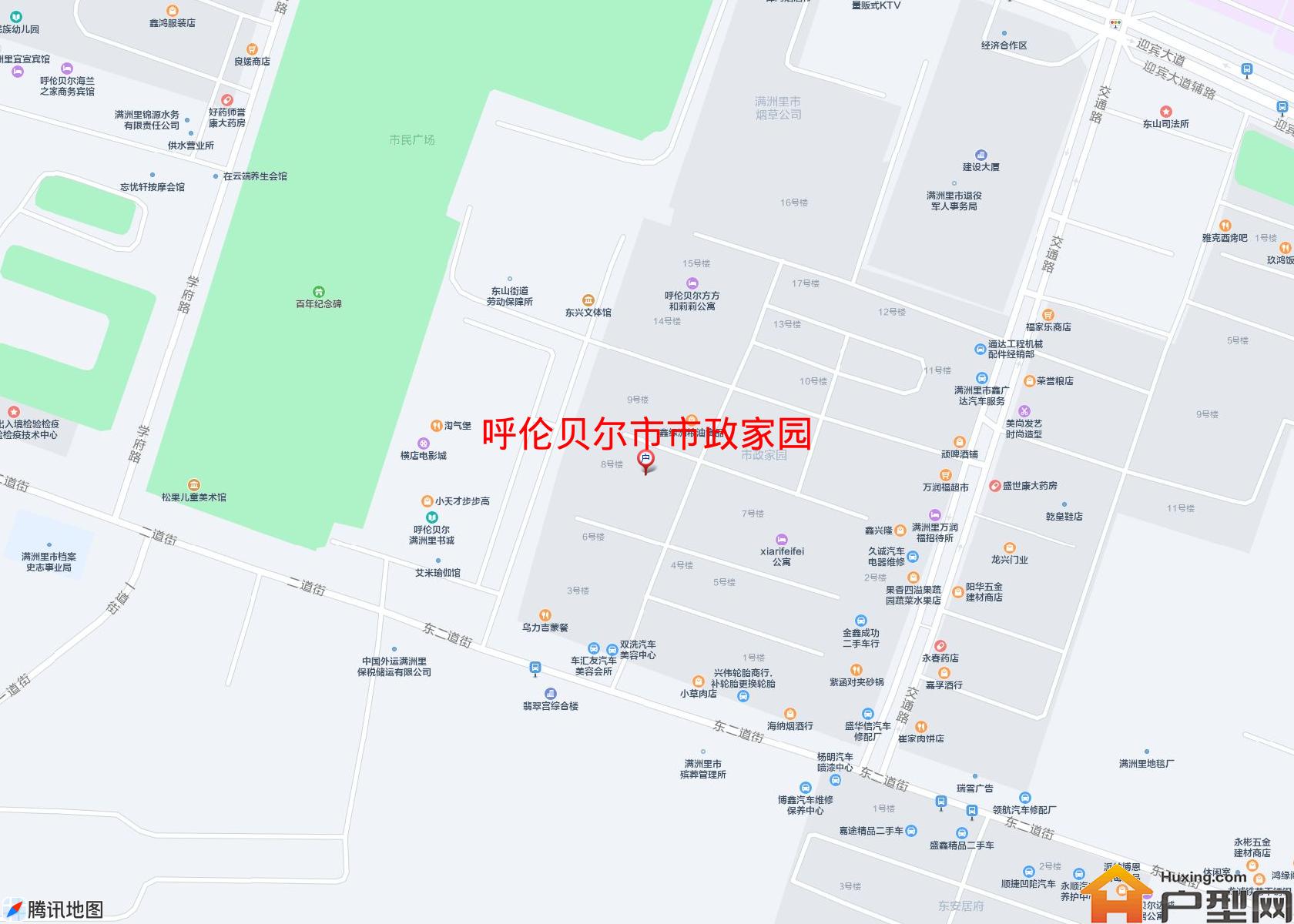 市政家园小区 - 户型网