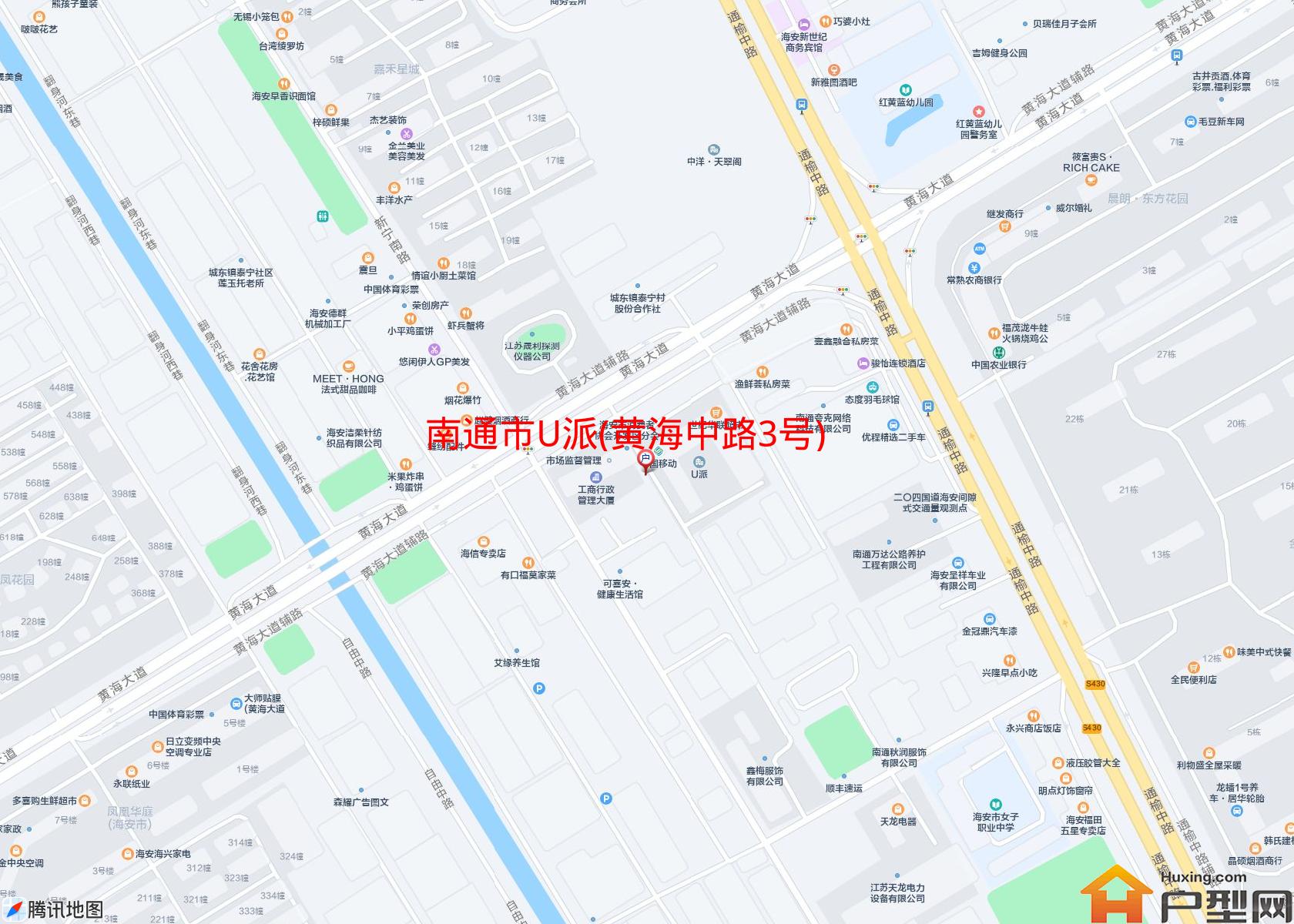 U派(黄海中路3号)小区 - 户型网