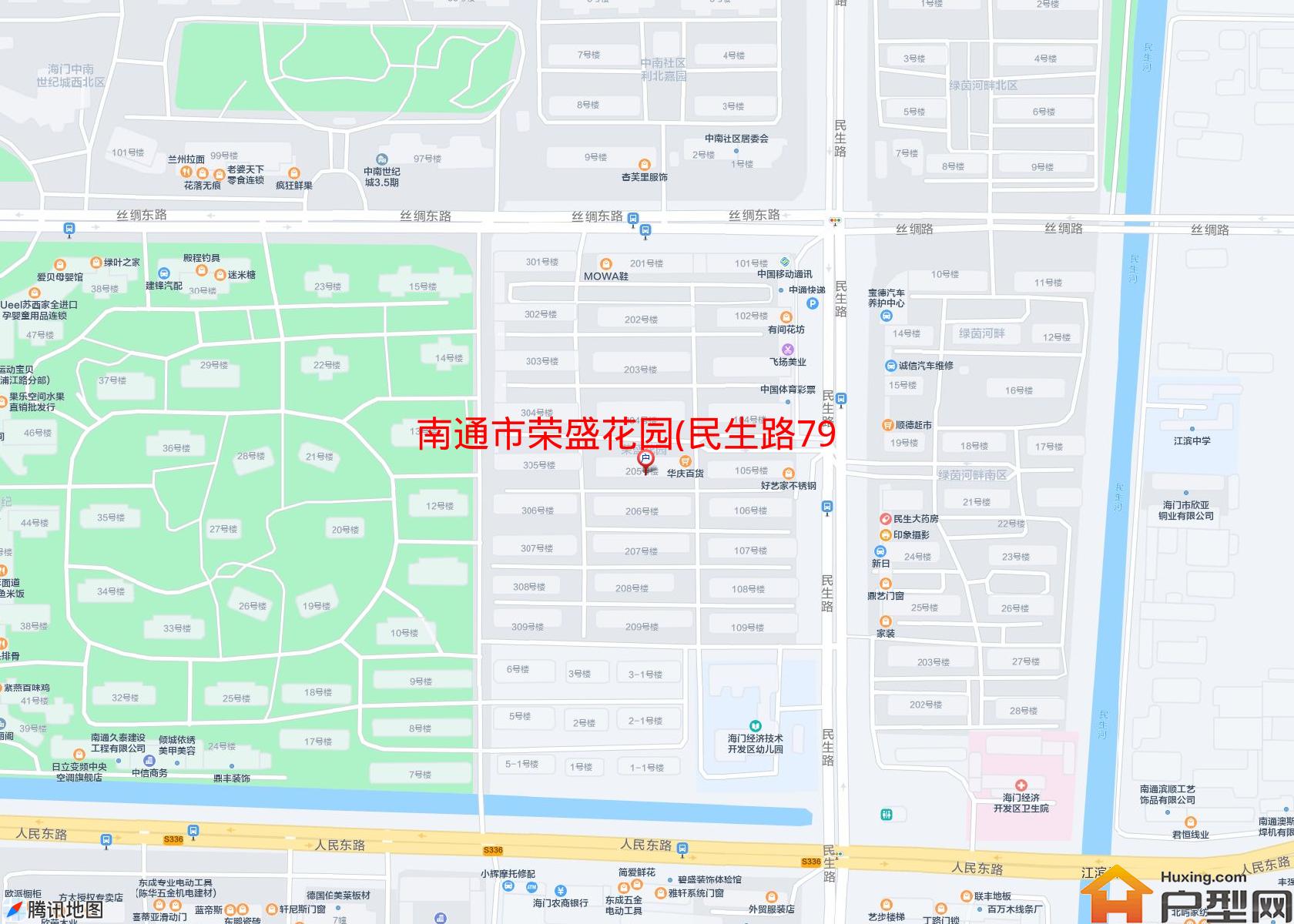荣盛花园(民生路799号)小区 - 户型网
