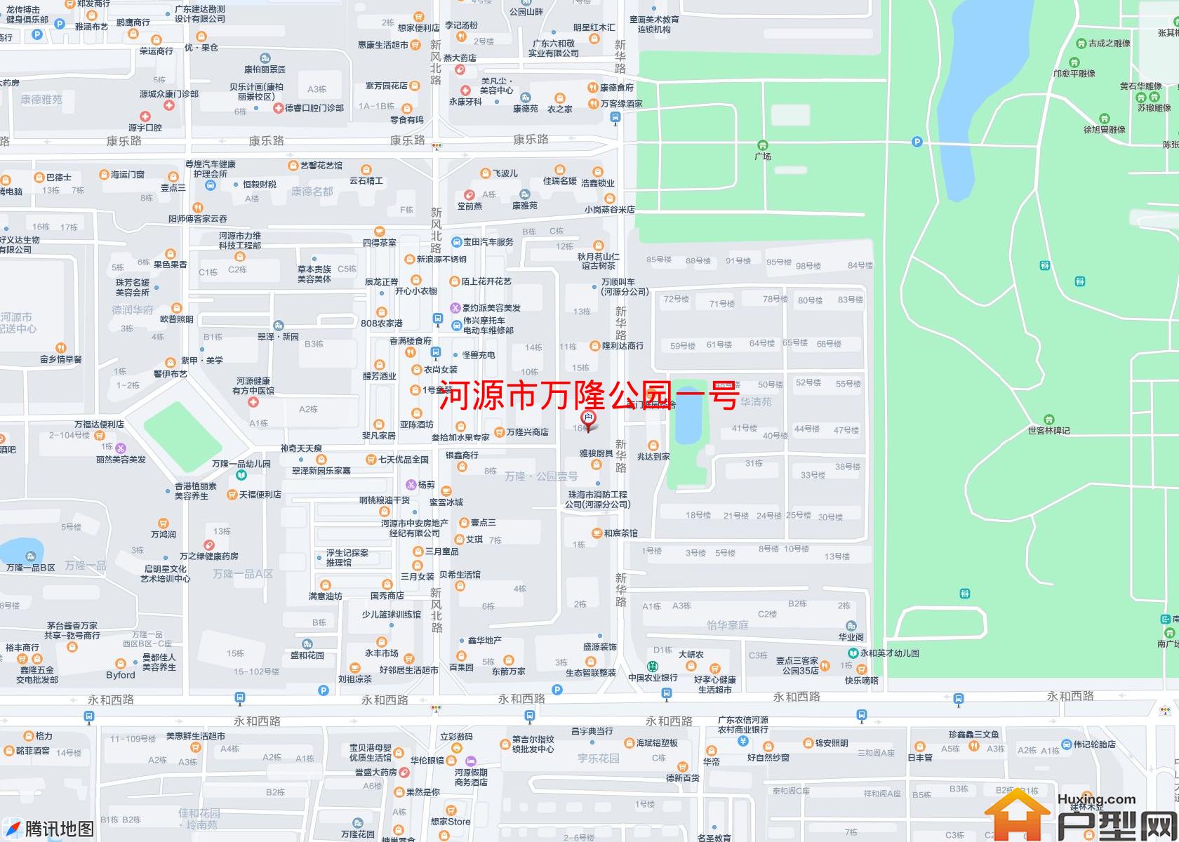 万隆公园一号小区 - 户型网