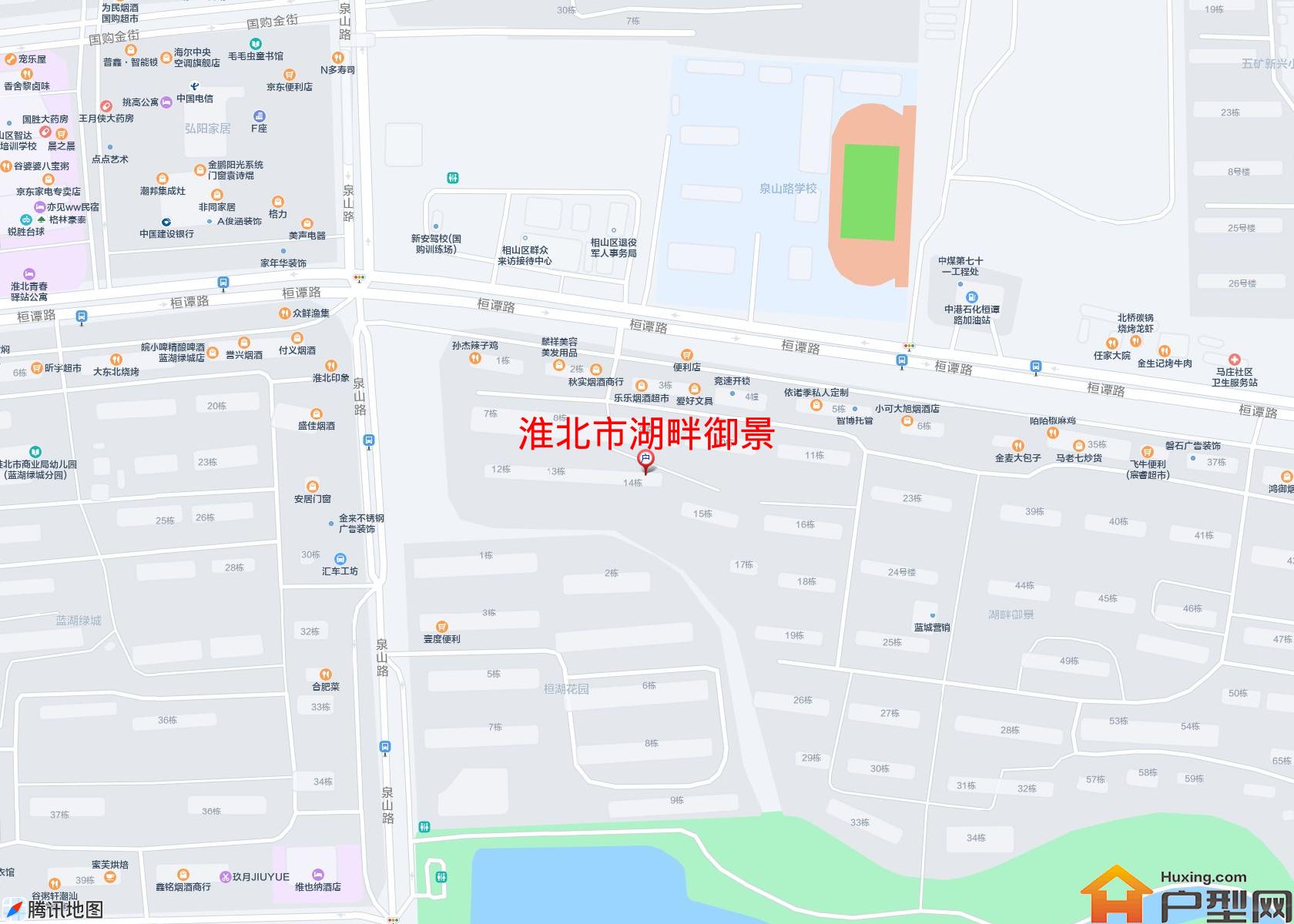 湖畔御景小区 - 户型网
