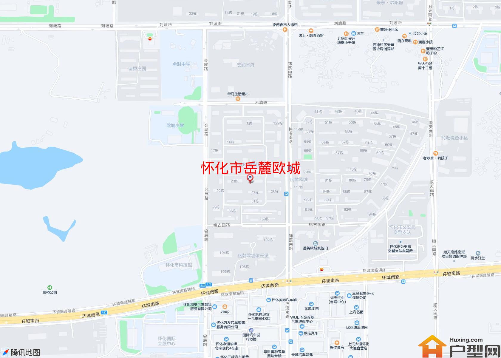 岳麓欧城小区 - 户型网